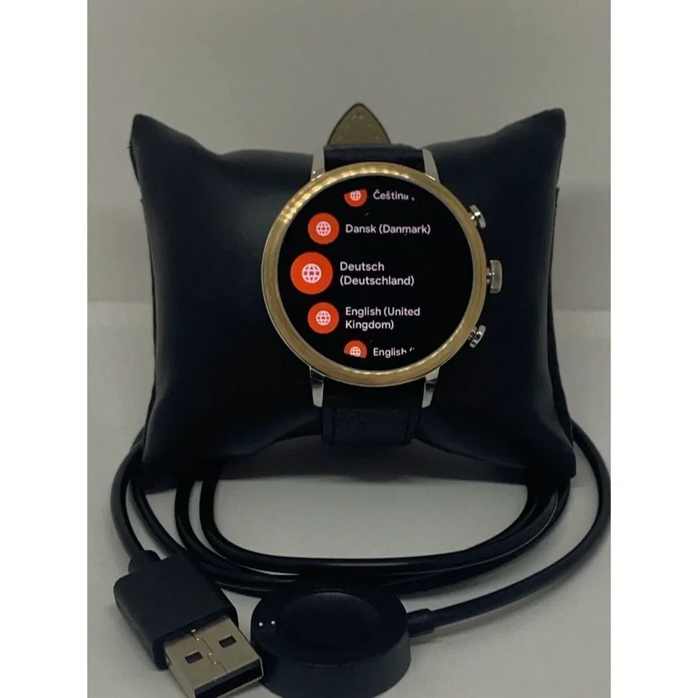 Fossil Gen 4 Authentic Digital Dial Smart Watch Custom Band FTW6016 QT489